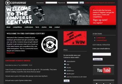 converse blog Converse blog header
